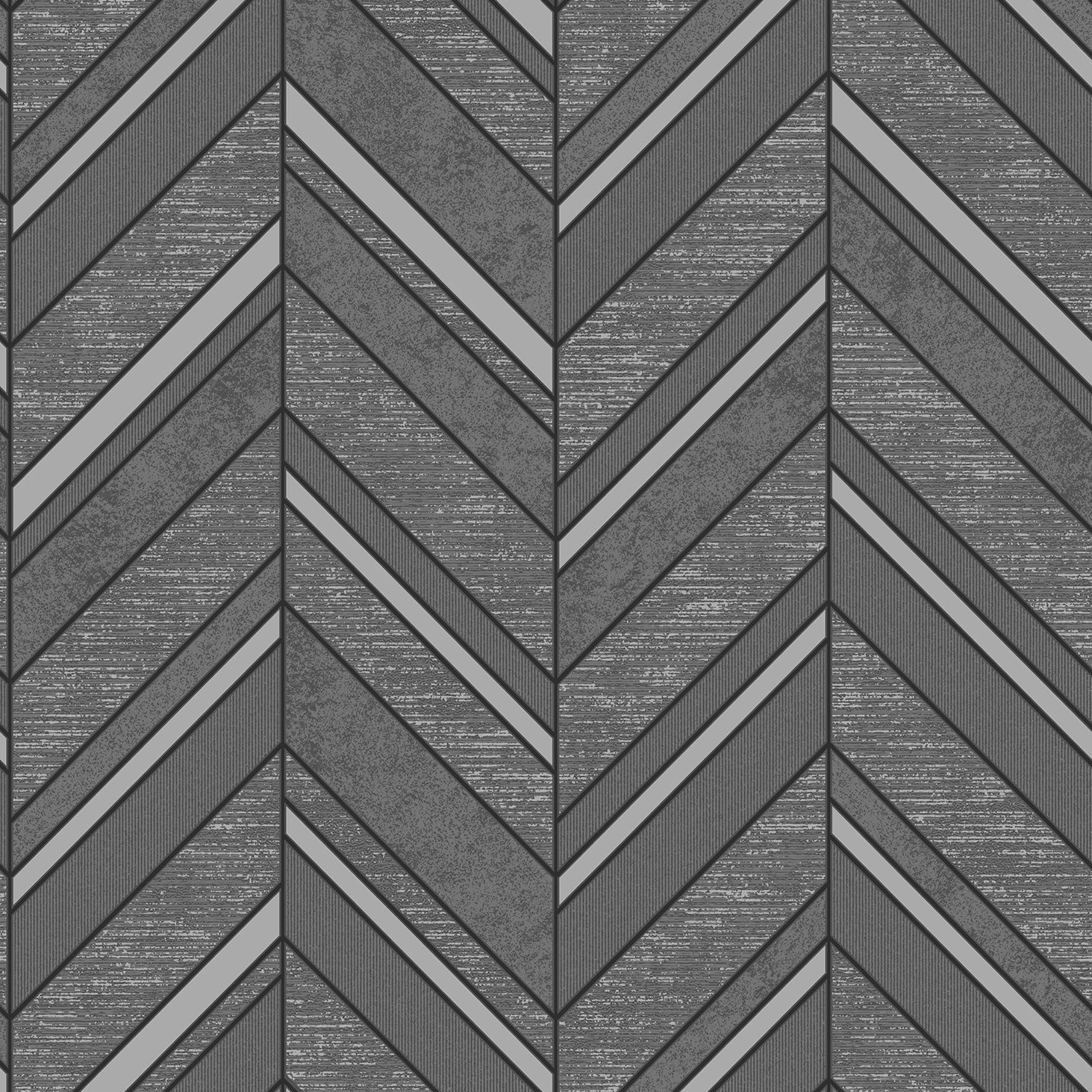 Shop 2835-42418 Deluxe Blacks Chevron Wallpaper by Advantage
