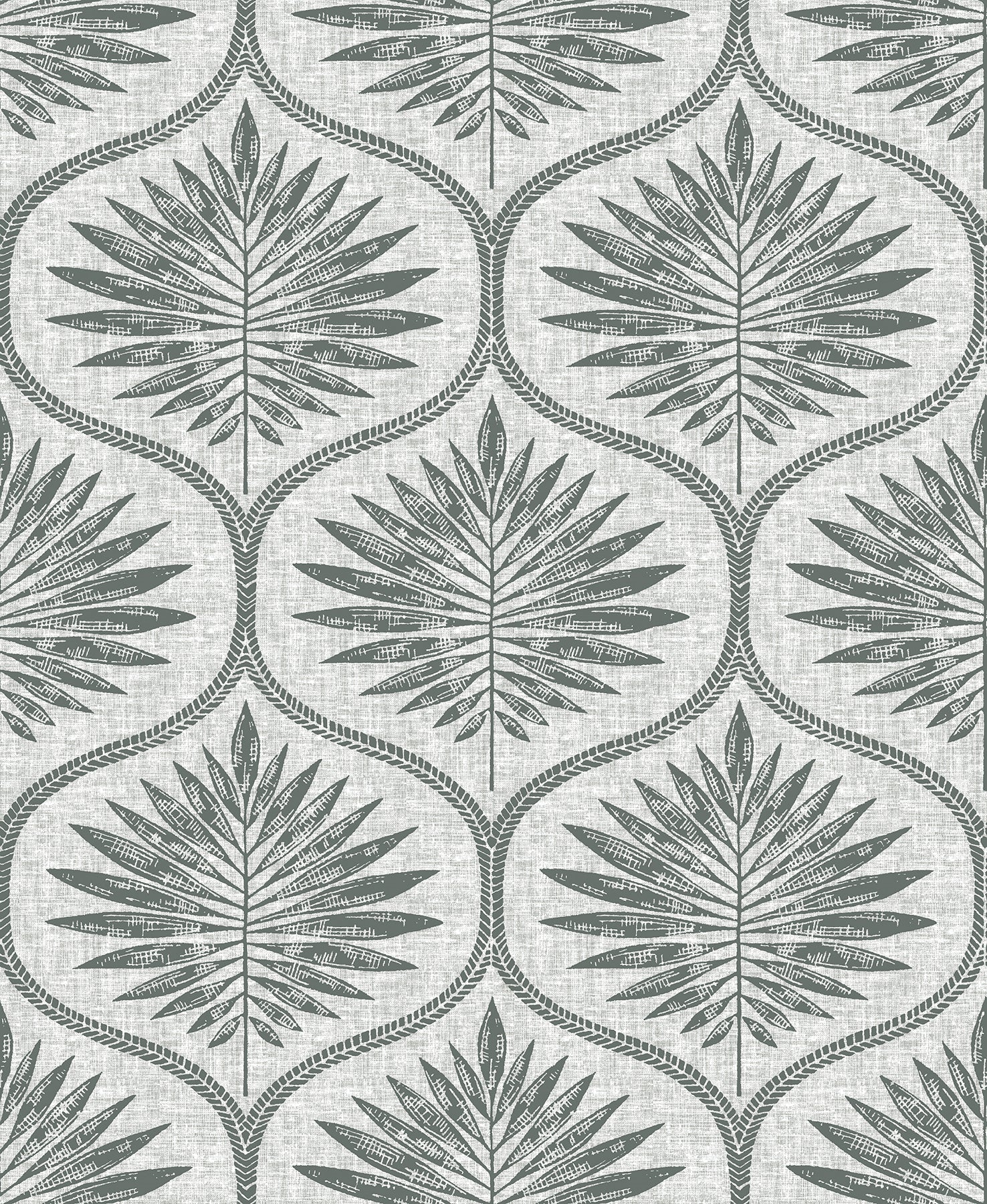 Purchase 2861-25718 Equinox, Laurel Grey Ogee by A-Street Prints Wallpaper