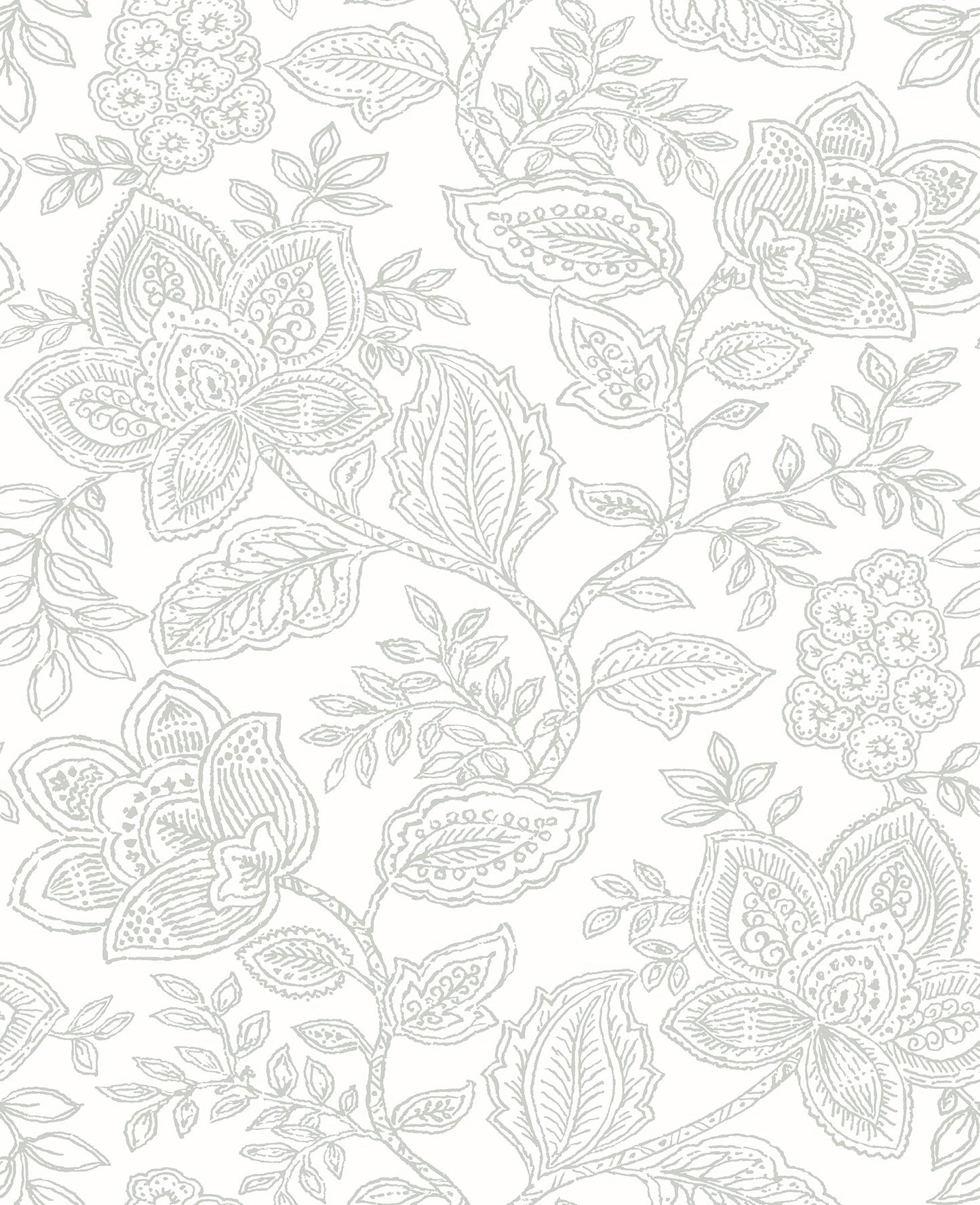 Purchase 2861-25733 Equinox, Larkin Grey Floral by A-Street Prints Wallpaper