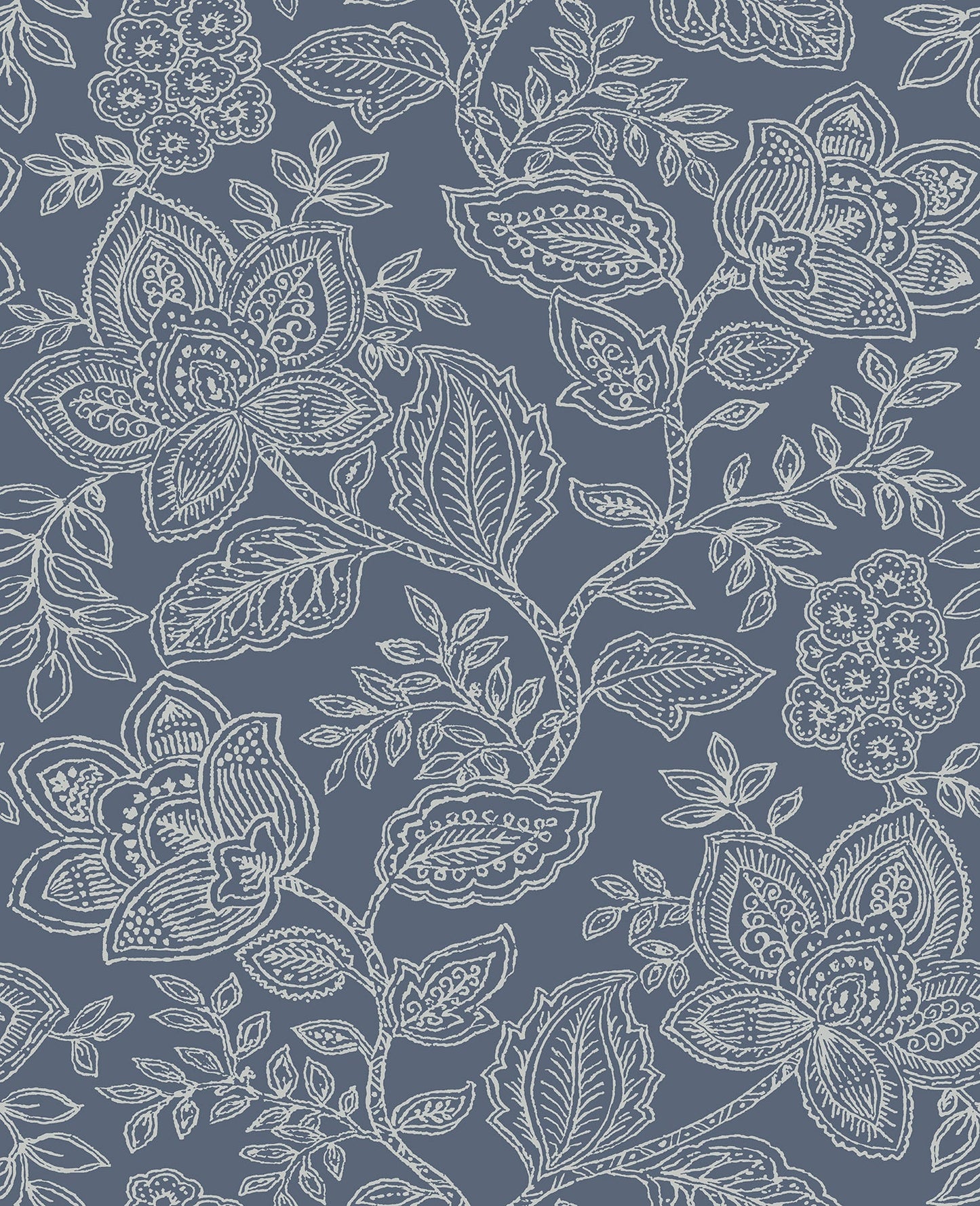 Purchase 2861-25734 Equinox, Larkin Blue Floral by A-Street Prints Wallpaper