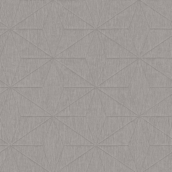 Purchase 2900-25341 Brewster Wallpaper, Bernice Taupe Geometric - Medley