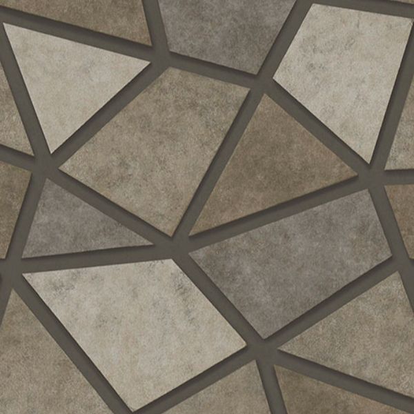Purchase 2900-25348 Brewster Wallpaper, Coty Brown Mosaic - Medley