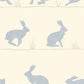 Purchase 2900-41266 Brewster Wallpaper, Nell Beige Rabbit - Medley