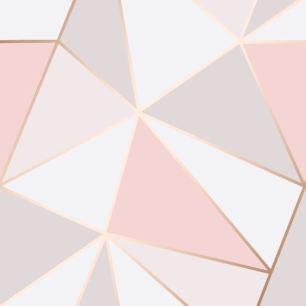Purchase 2900-41685 Brewster Wallpaper, Arken Rose Gold Geometric - Medley