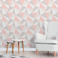 Purchase 2900-41685 Brewster Wallpaper, Arken Rose Gold Geometric - Medley1