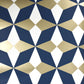 Purchase 2900-42548 Brewster Wallpaper, Newby Navy Geometric - Medley