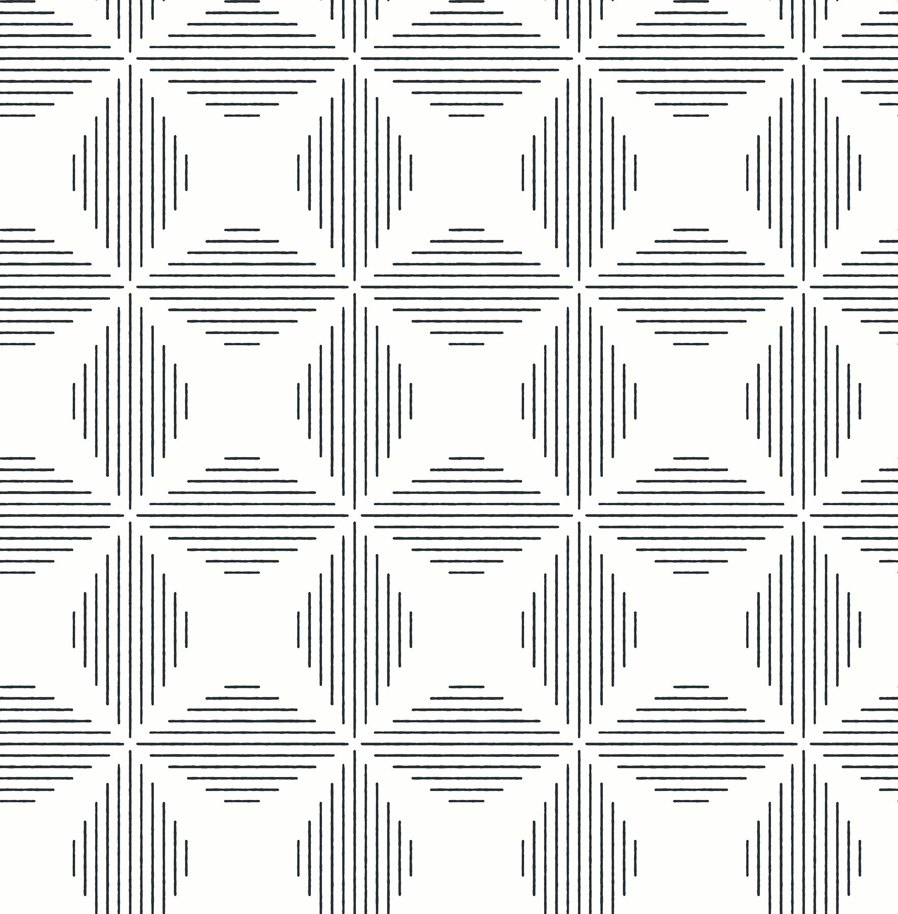 Purchase 2902-25510 Theory,  Telestar Black Geometric Wallpaper by A Street Prints