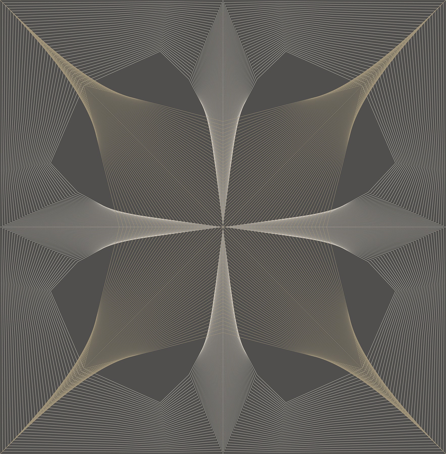 Purchase 2902-25525 Theory,  Radius Dark Brown Geometric Wallpaper by A Street Prints