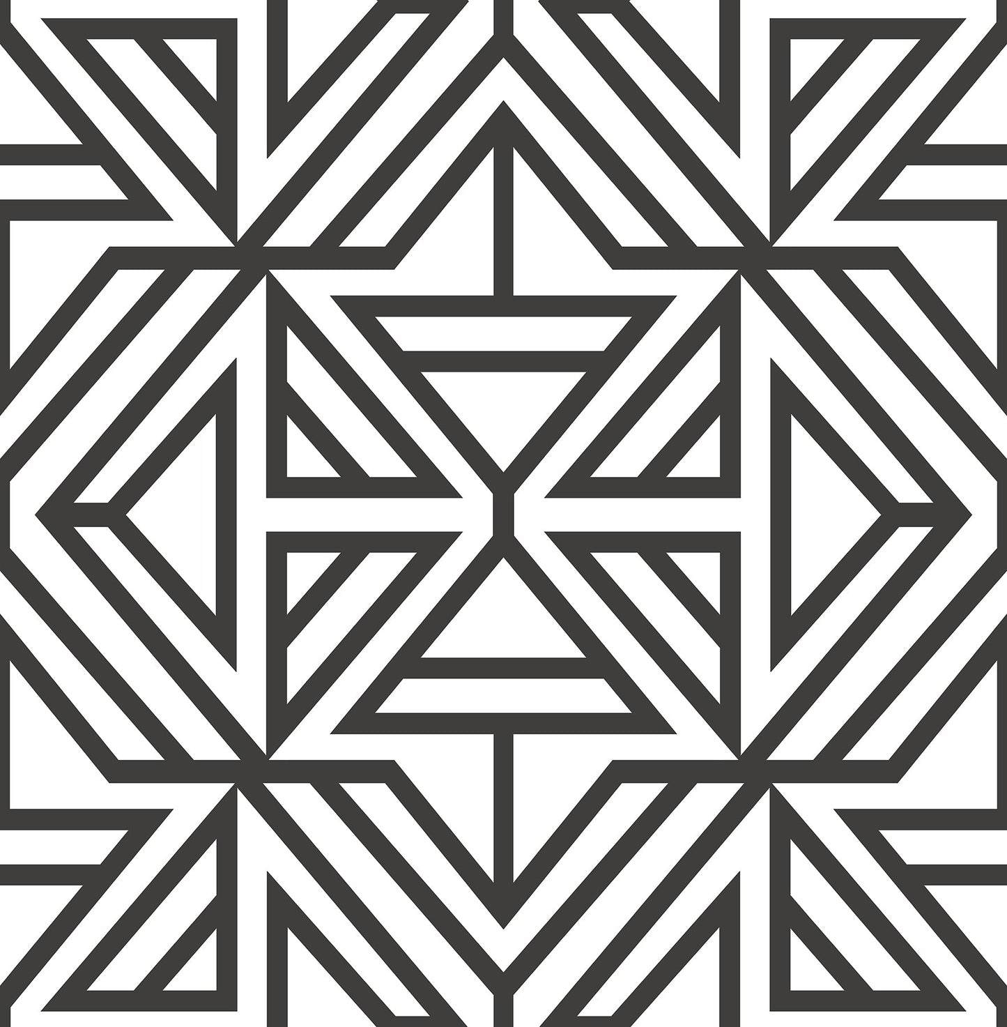 Purchase 2902-25553 Theory,  Helios Black Geometric Wallpaper by A Street Prints