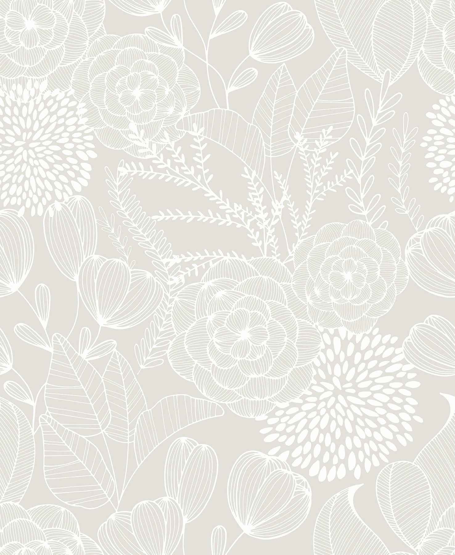 Purchase 2903-25858 Blue Bell, Alannah Bone Botanical by A Street Prints Wallpaper
