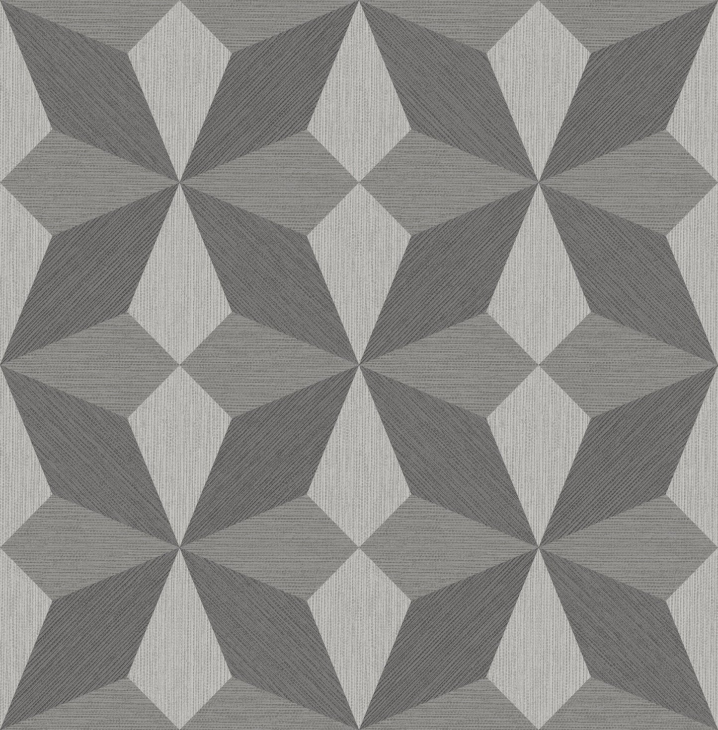 Purchase 2908-25300 Alchemy,  Valiant Grey Faux Grasscloth Geometric Wallpaper by A Street Prints