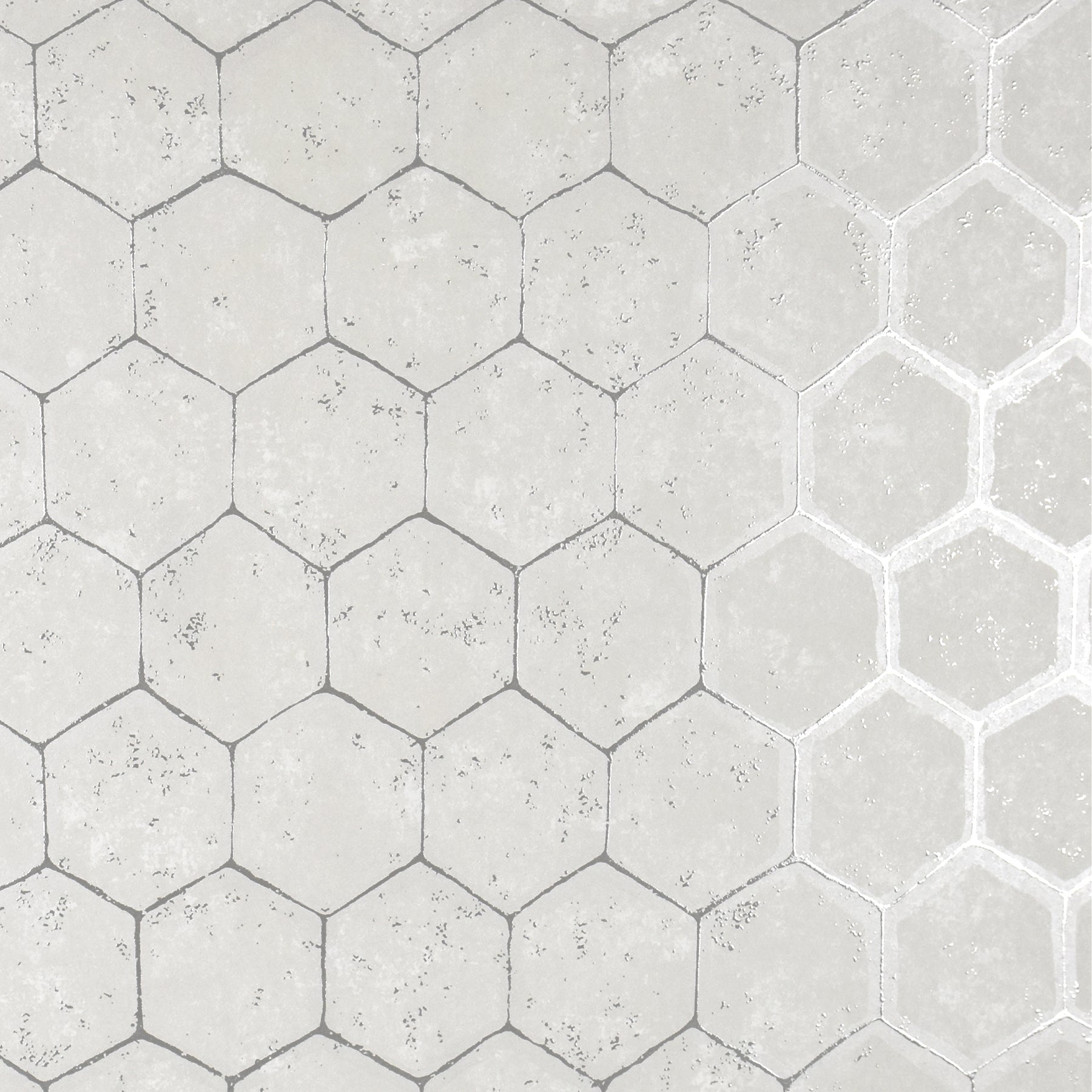 Purchase 2927-00406 Polished, Starling Silver Honeycomb by Brewster Wallpaper