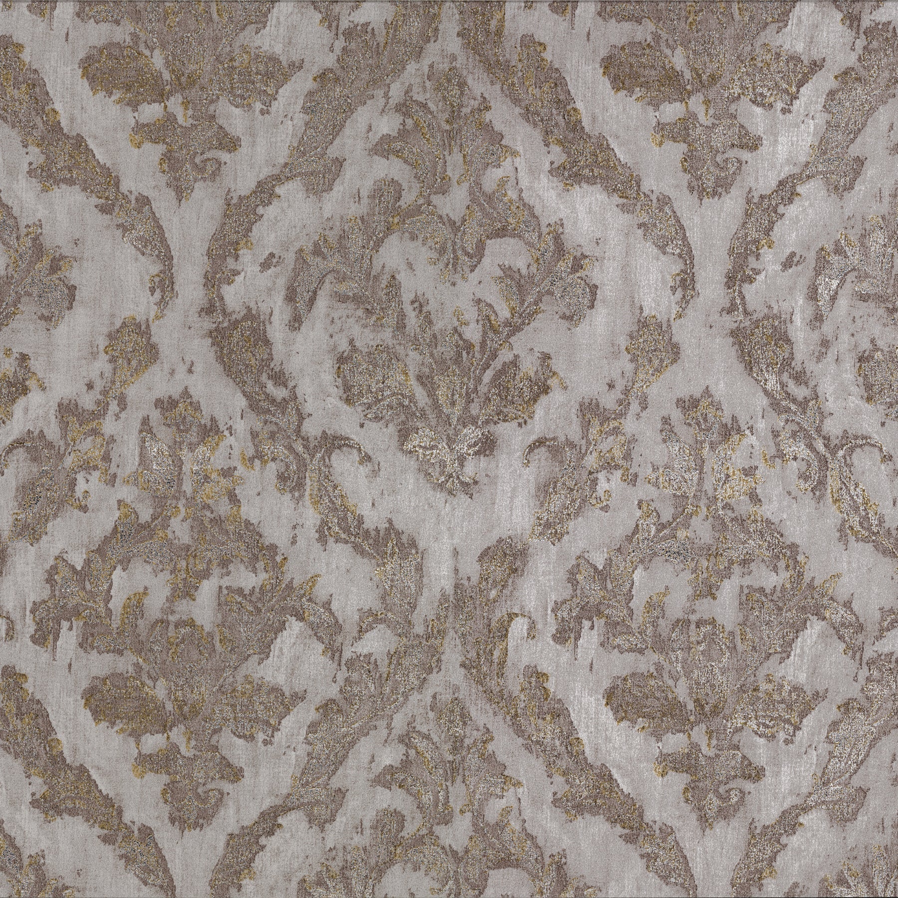Purchase 2927-20102 Polished, Lyra Bronze Damask by Brewster Wallpaper