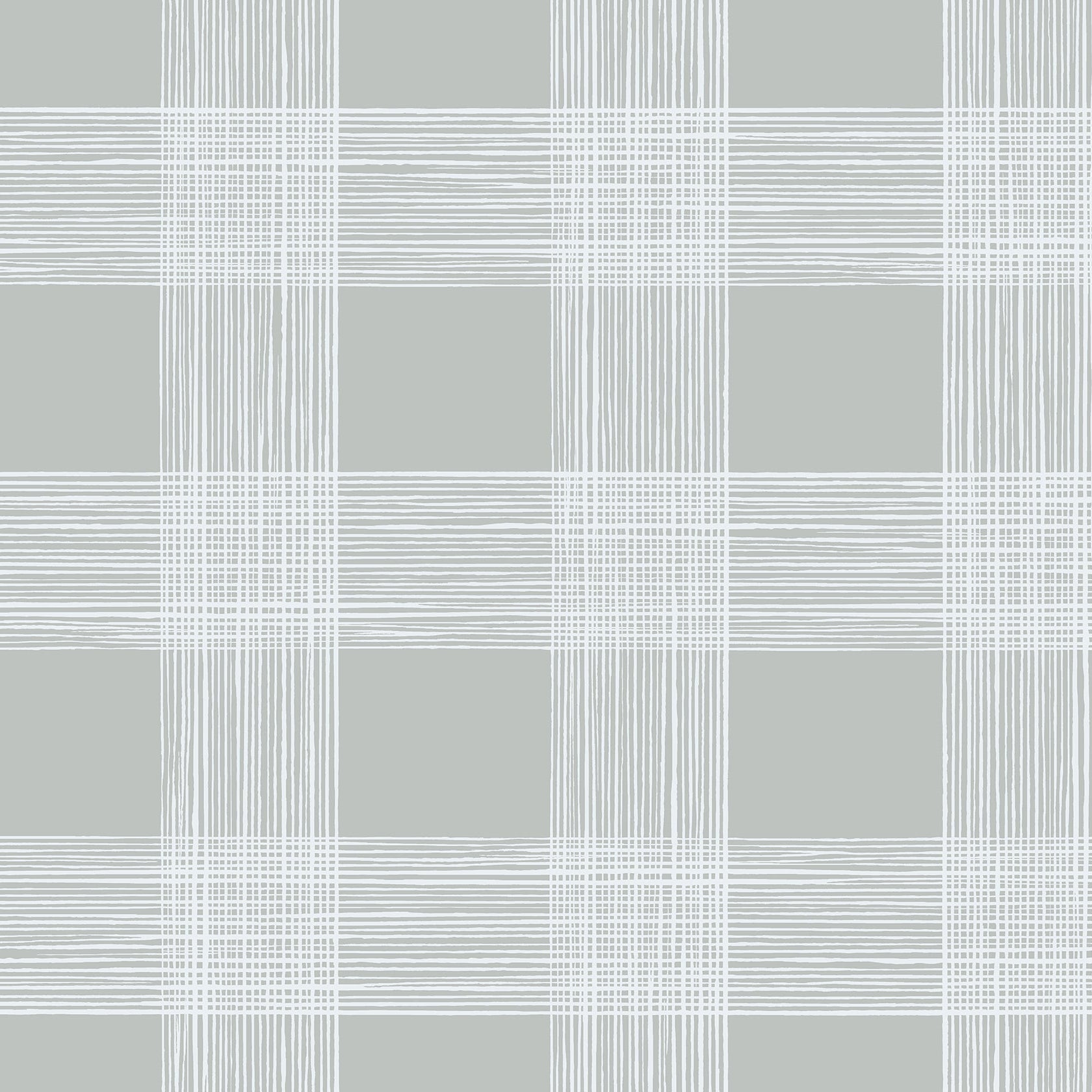 Purchase 2927-80908 Newport Scarborough Grey Striated Plaid by A-Street Prints Wallpaper