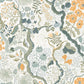 Purchase 2932-65103 Lina, Ann Turquoise Floral Vines  by A-Street Prints Wallpaper