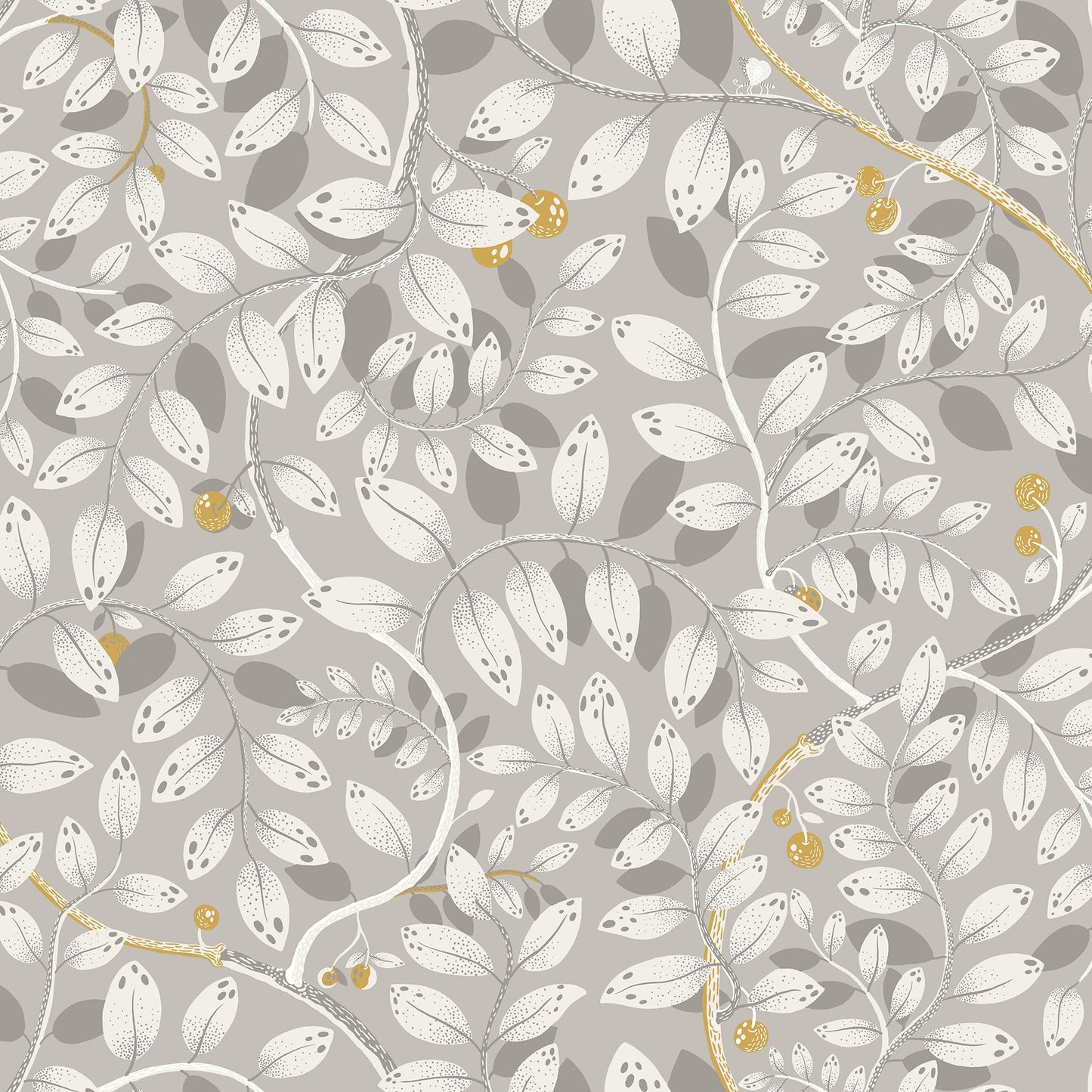 Purchase 2932-65104 Lina, Kirke Grey Leafy Vines  by A-Street Prints Wallpaper