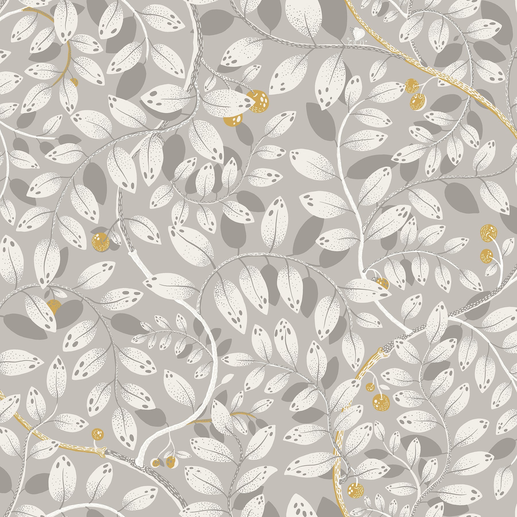 Purchase 2932-65104 Lina, Kirke Grey Leafy Vines  by A-Street Prints Wallpaper