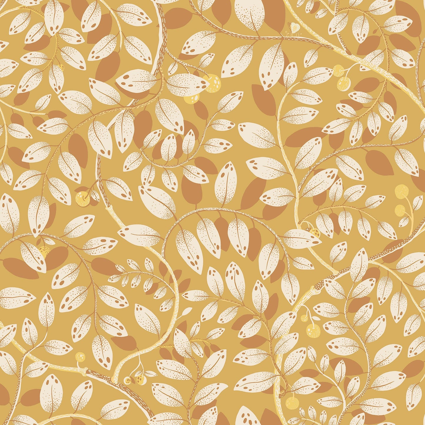 Purchase 2932-65108 Lina, Kirke Yellow Leafy Vines  by A-Street Prints Wallpaper