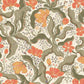 Purchase 2932-65119 Lina, Bodri Dark Green Tulip Garden  by A-Street Prints Wallpaper