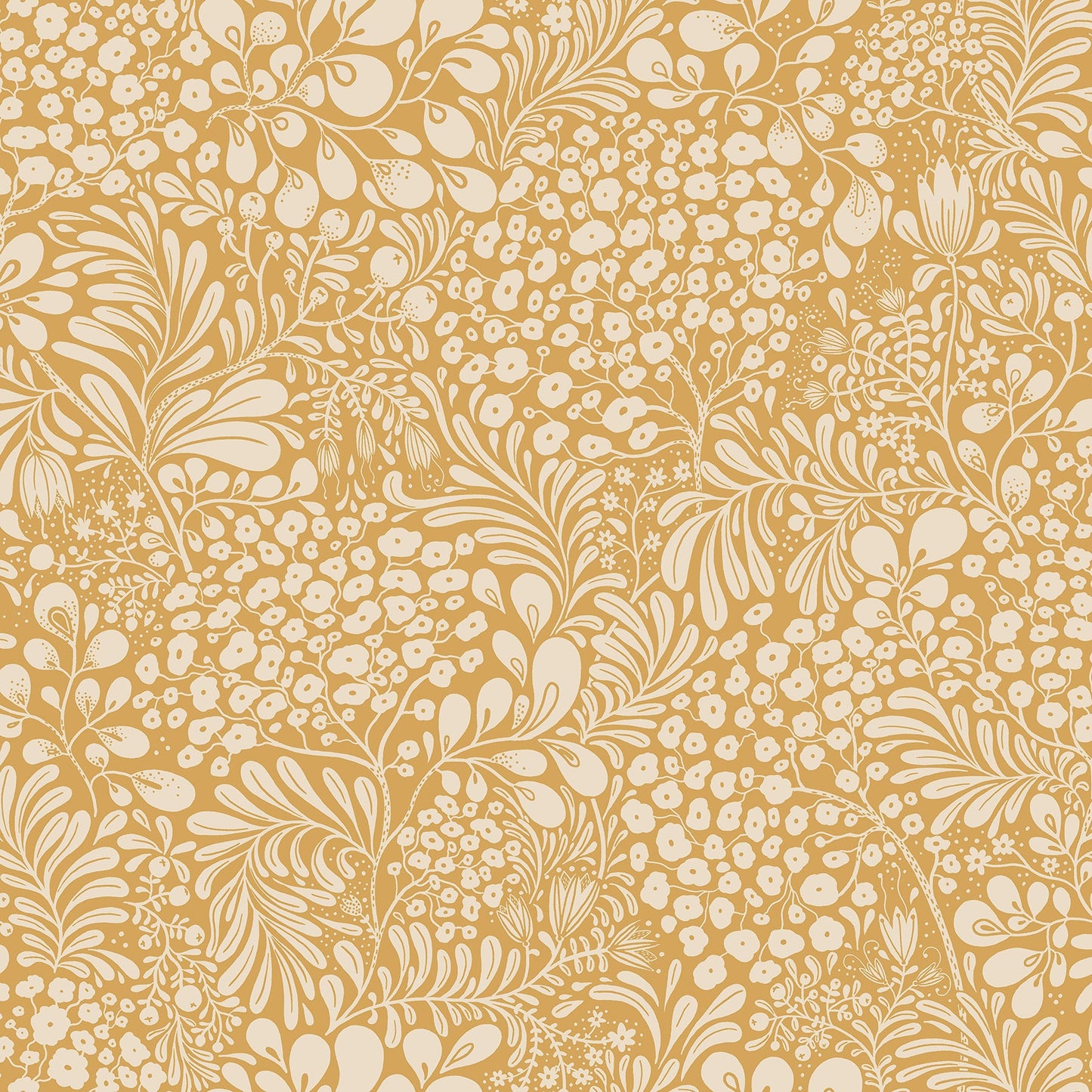 Purchase 2932-65127 Lina, Siv Mustard Botanical  by A-Street Prints Wallpaper