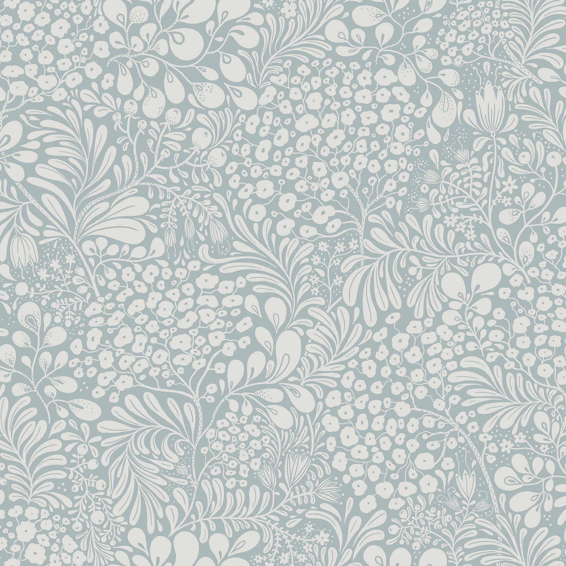 Purchase 2932-65130 Lina, Siv Light Blue Botanical  by A-Street Prints Wallpaper
