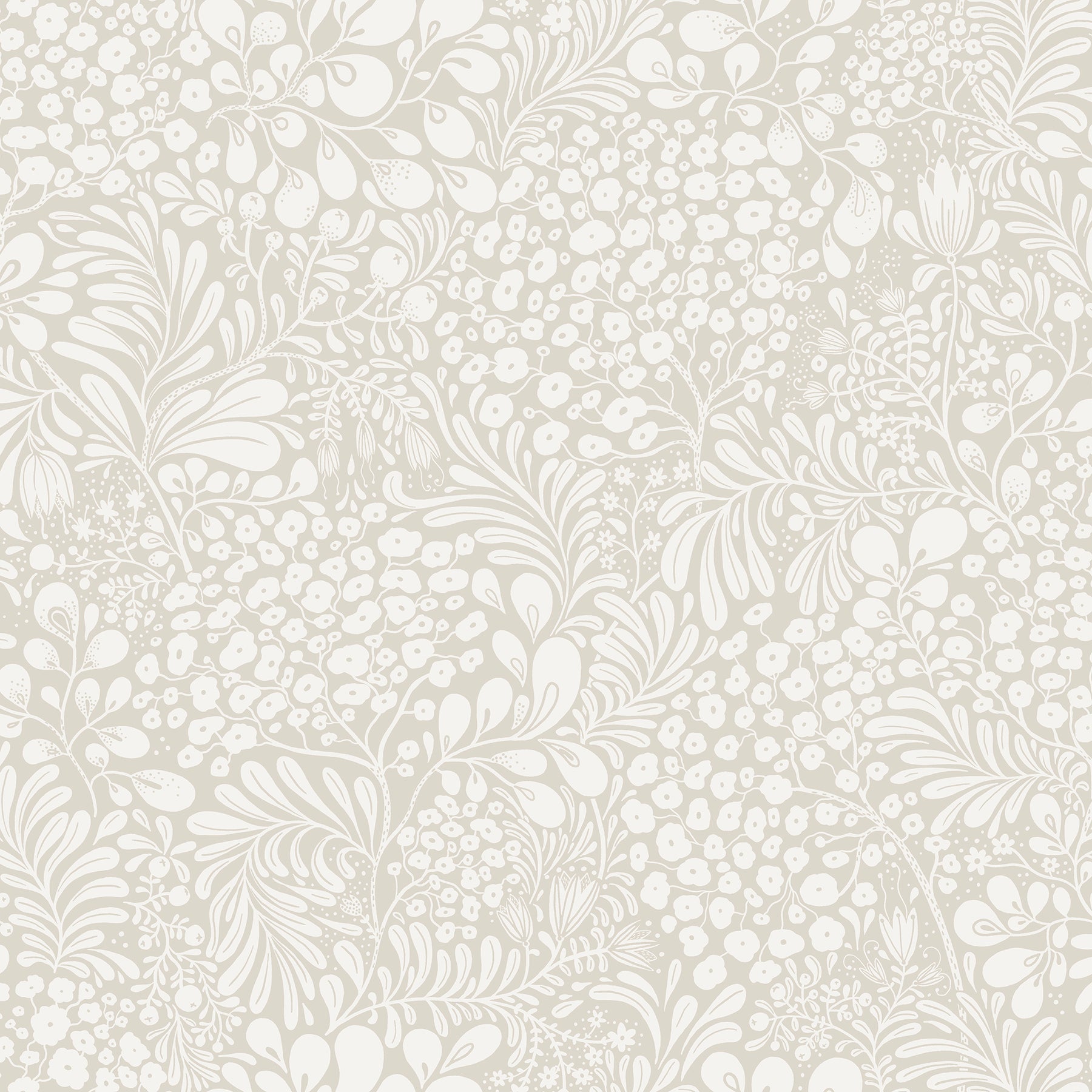 Purchase 2932-65131 Lina, Siv Dark Grey Botanical  by A-Street Prints Wallpaper