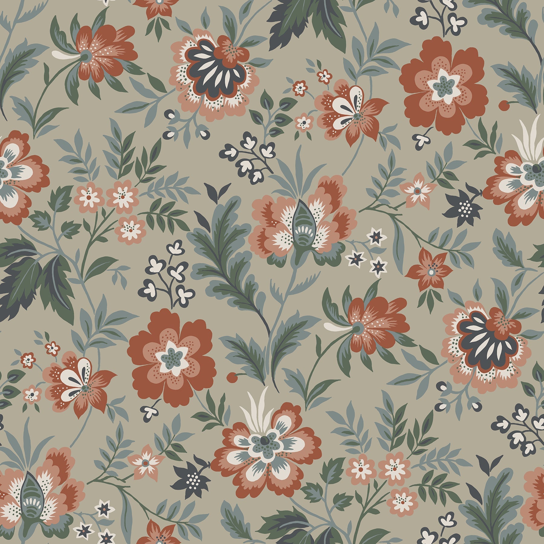 Purchase 2948-28001 Spring, Athena Beige Floral by A-Street Prints Wallpaper