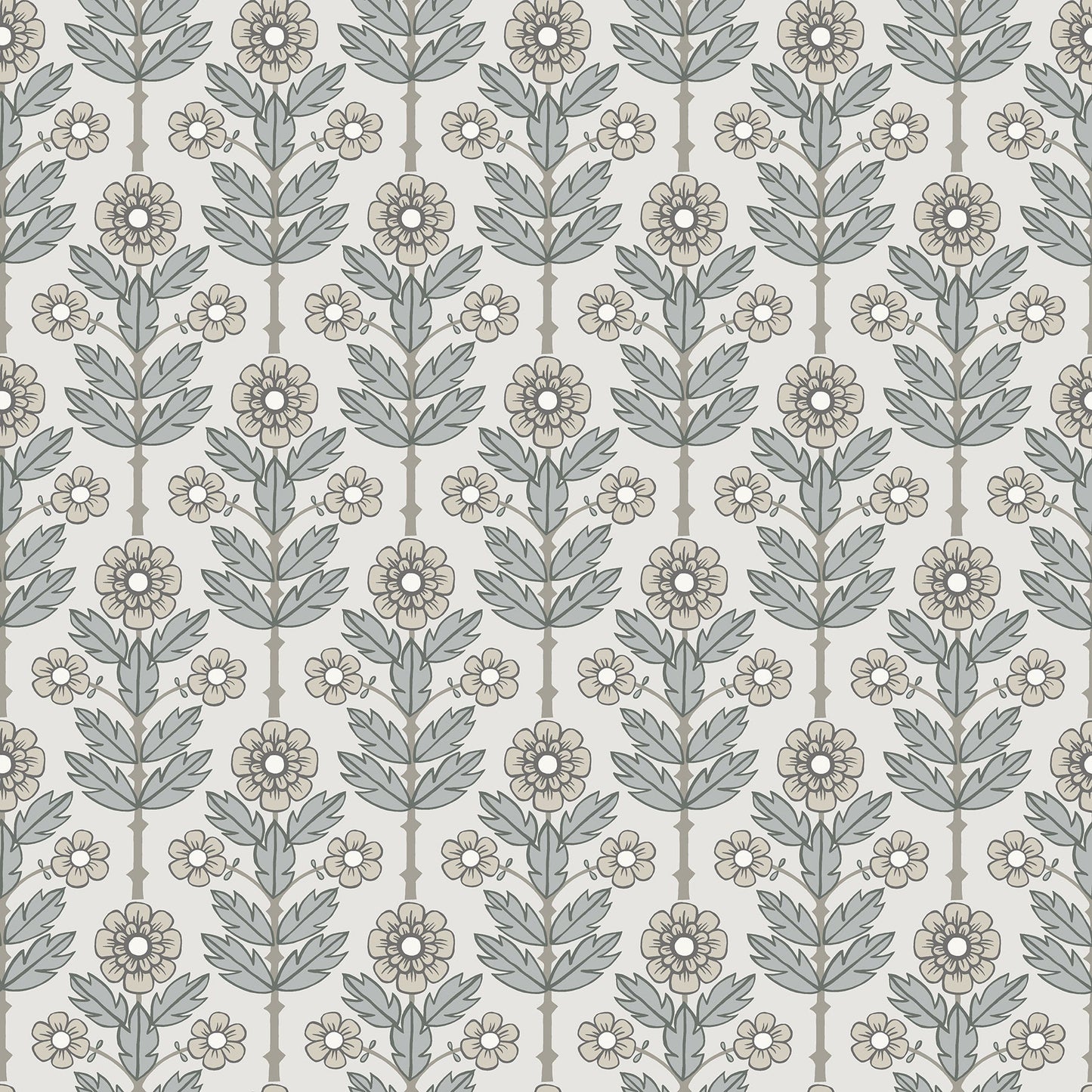 Purchase 2948-28005 Spring, Aya White Floral by A-Street Prints Wallpaper