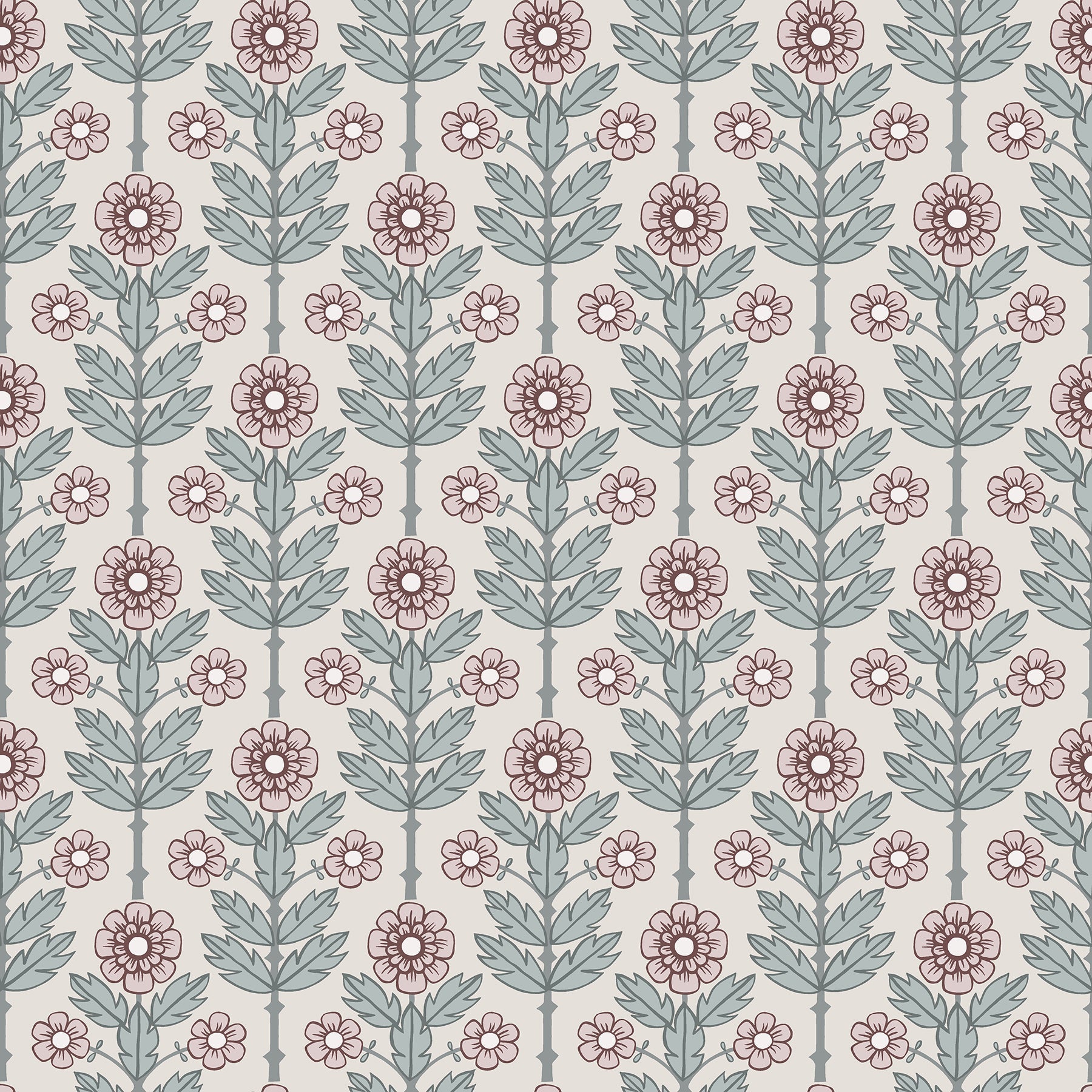 Purchase 2948-28007 Spring, Aya Eggshell Floral by A-Street Prints Wallpaper
