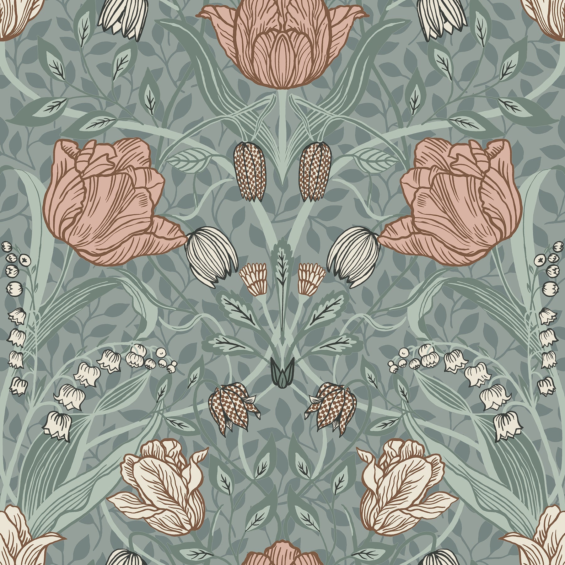 Purchase 2948-33010 Spring, Tulipa Sage Floral by A-Street Prints Wallpaper