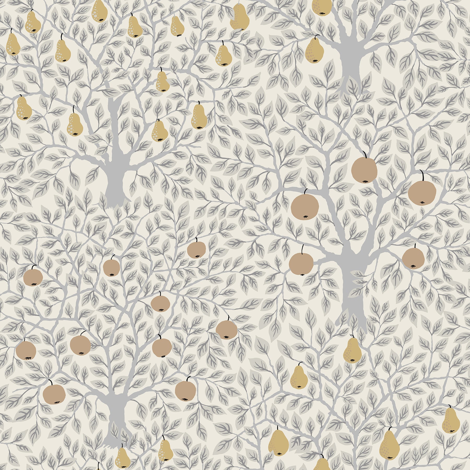 Purchase 2948-33012 Spring, Pomona Light Grey Fruit Tree by A-Street Prints Wallpaper