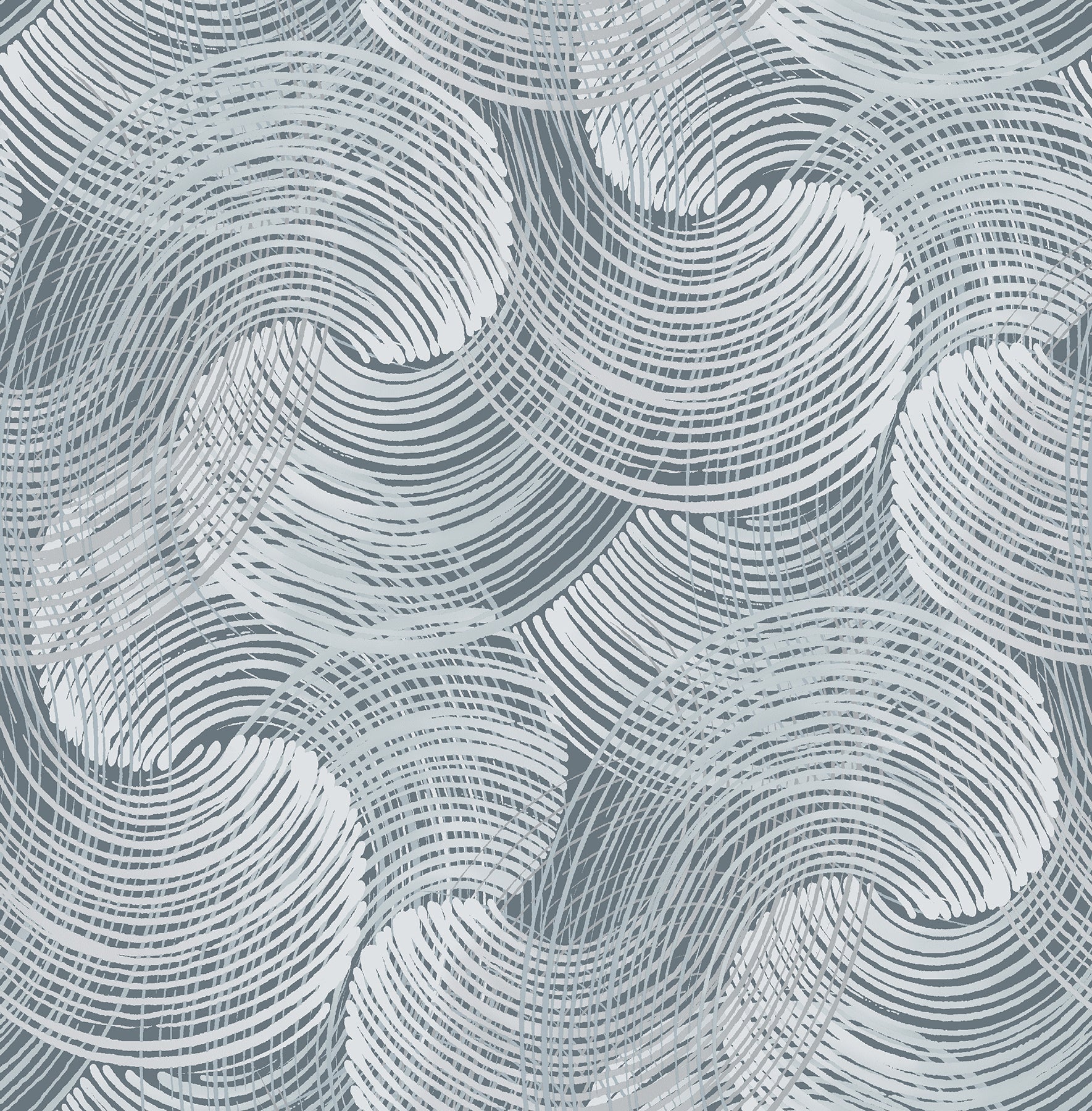 Purchase 2964-25905 Scott Living, Karson Blue Swirling Geometric by A-Street Prints Wallpaper