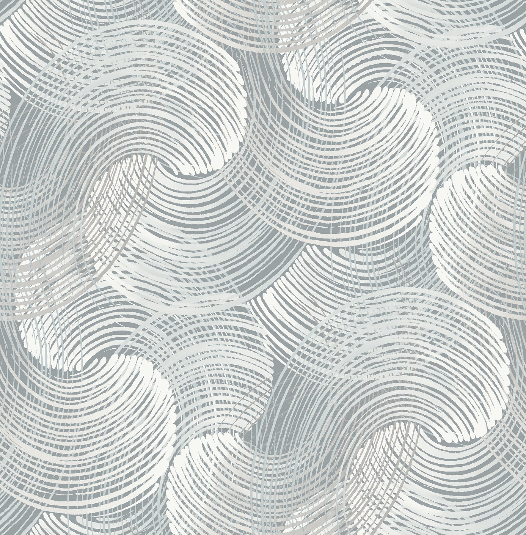 Purchase 2964-25908 Scott Living, Karson Slate Swirling Geometric by A-Street Prints Wallpaper