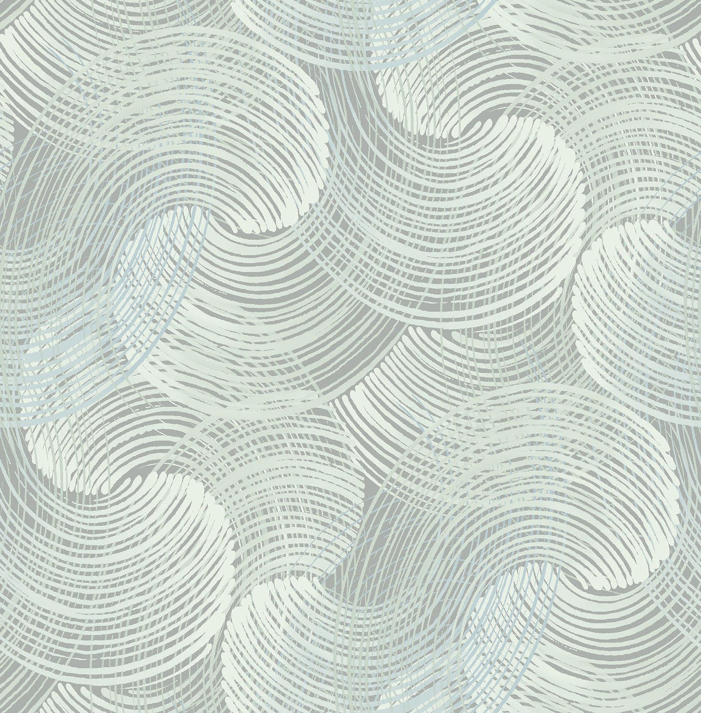 Purchase 2964-25909 Scott Living, Karson Teal Swirling Geometric by A-Street Prints Wallpaper