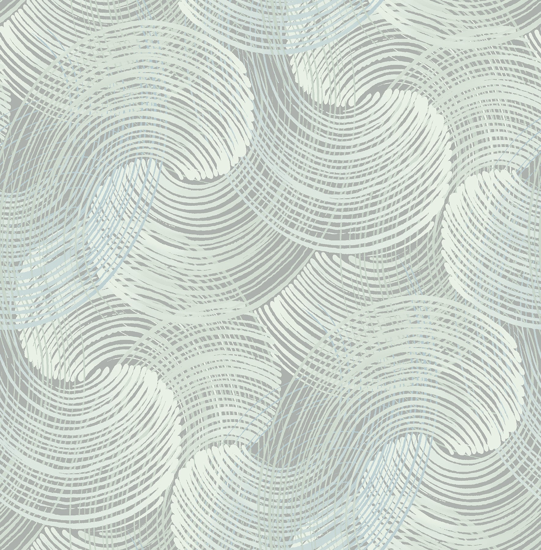 Purchase 2964-25909 Scott Living, Karson Teal Swirling Geometric by A-Street Prints Wallpaper