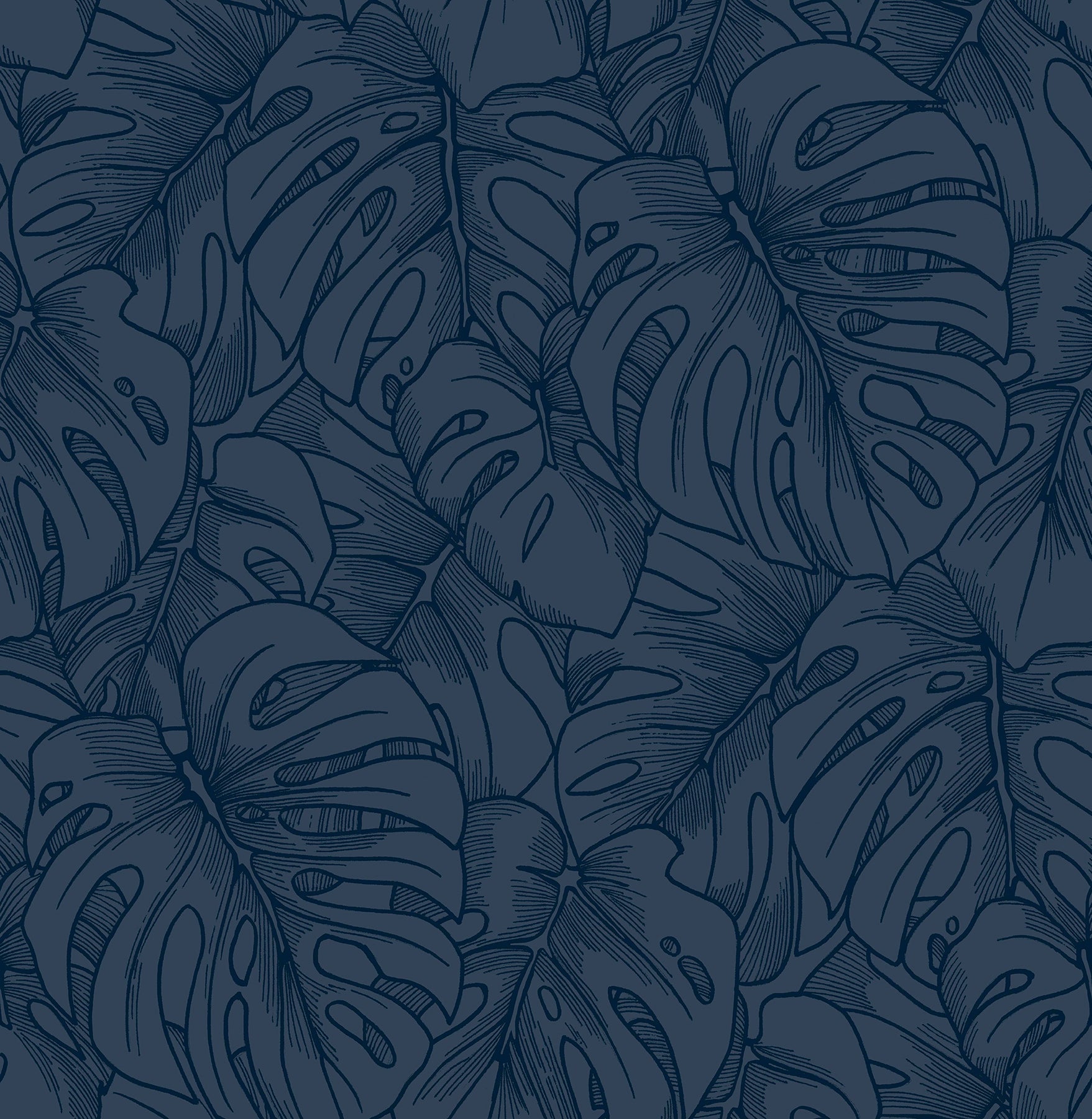 Purchase 2964-87342 Scott Living, Balboa Indigo Botanical by A-Street Prints Wallpaper