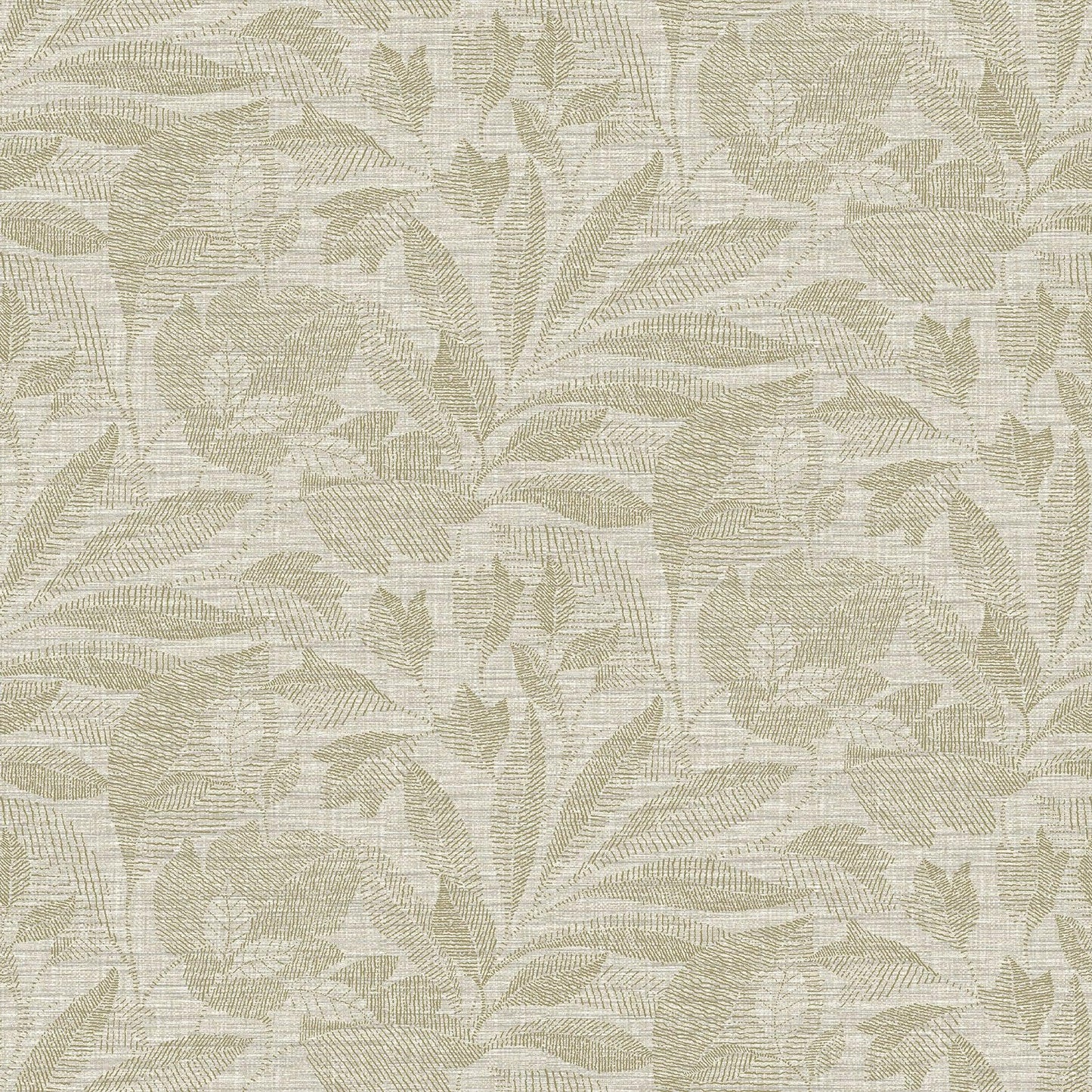 Purchase 2971-86150 Dimensions, Lei Neutral Etched Leaves by A-Street Prints Wallpaper