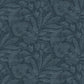 Purchase 2971-86153 Dimensions, Lei Navy Etched Leaves by A-Street Prints Wallpaper