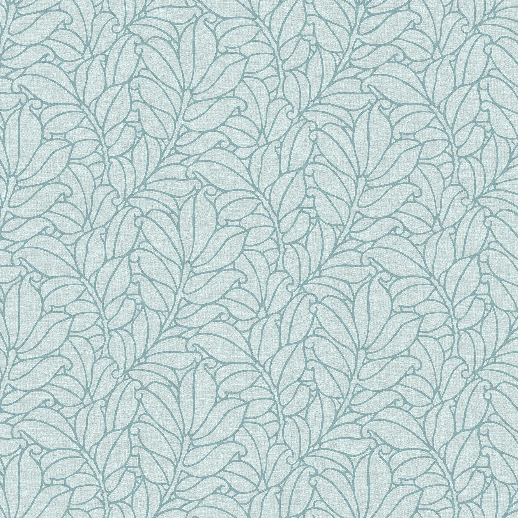 Purchase 2971-86321 Dimensions, Coraline Teal Leaf by A-Street Prints Wallpaper