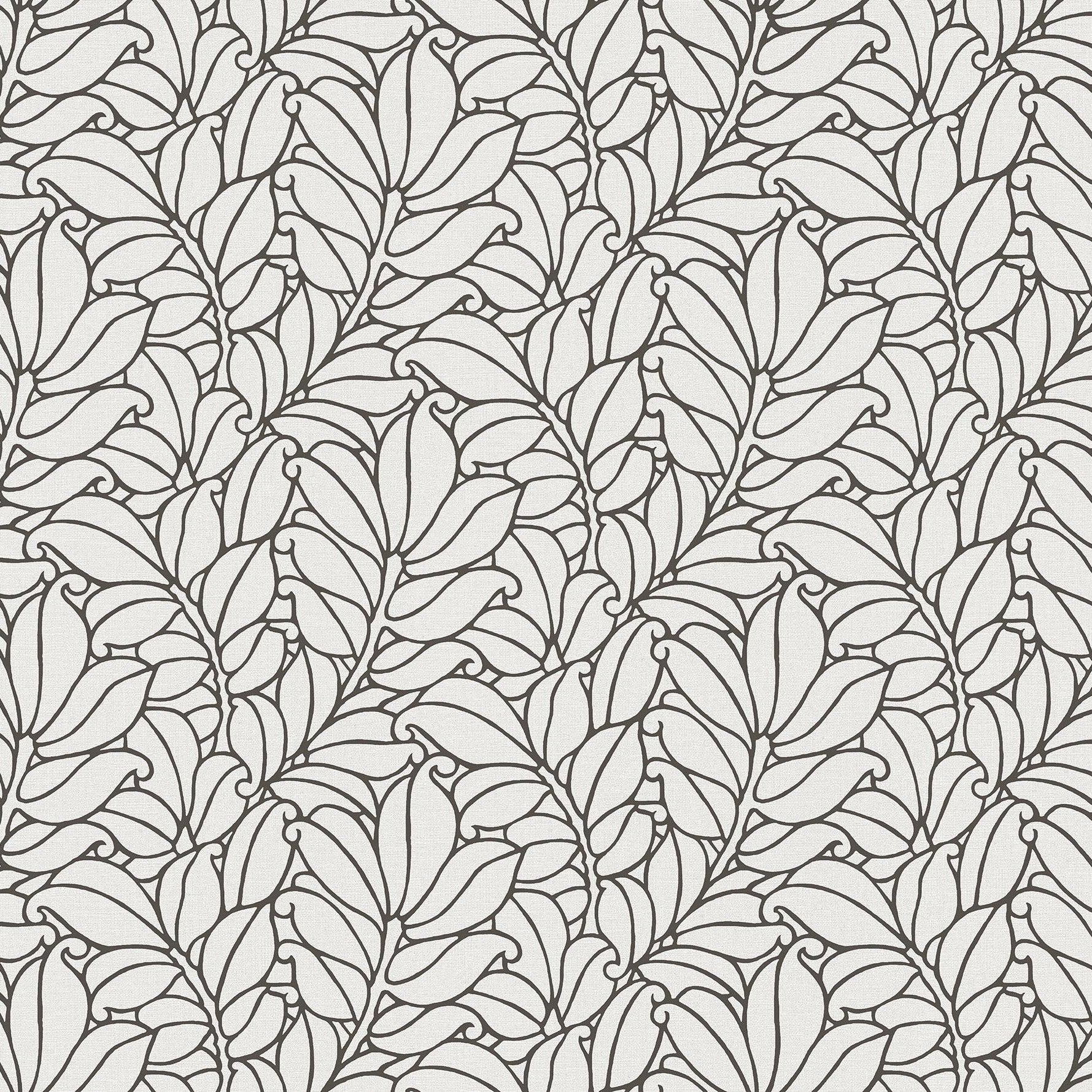 Purchase 2971-86322 Dimensions, Coraline White Leaf by A-Street Prints Wallpaper