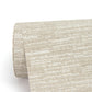 2984-2200 Warner XI Naturals & Grasscloths, Wembly Taupe Distressed Texture Wallpaper Taupe - Warner2