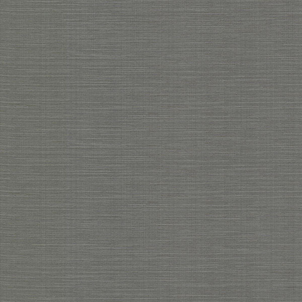 2984-2783 Warner XI Naturals & Grasscloths, Bay Ridge Charcoal Faux Grasscloth Wallpaper Charcoal - Warner