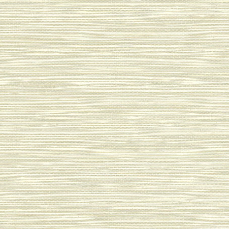 2984-40904 Warner XI Naturals & Grasscloths, Bondi Cream Grasscloth Texture Wallpaper Cream - Warner