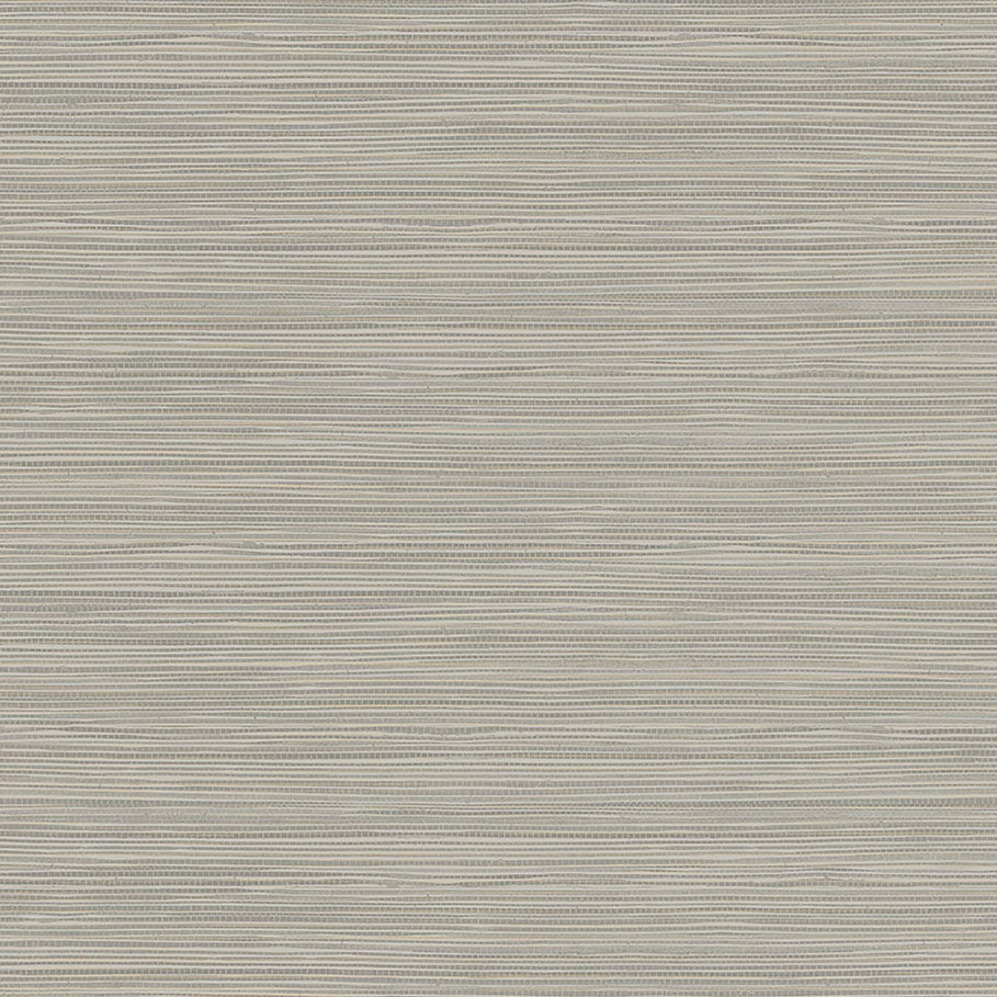 2984-40905 Warner XI Naturals Grasscloths Bondi Grey Grasscloth Texture Wallpaper by Warner
