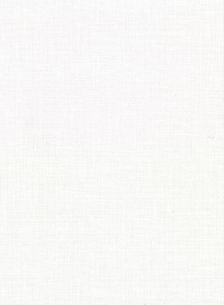 2984-50315 Warner XI Naturals & Grasscloths, Upton White Faux Linen Wallpaper White - Warner
