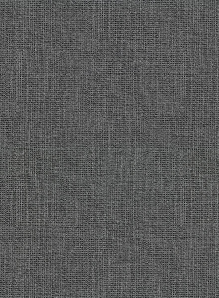 2984-50600 Warner XI Naturals Grasscloths Claremont Black Faux Grasscloth Wallpaper by Warner