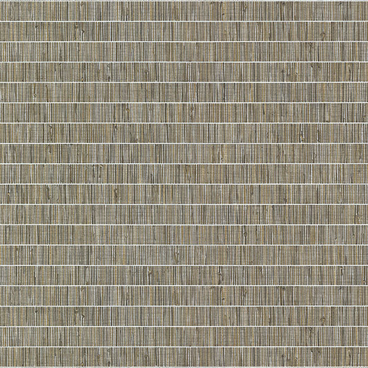 2984-70018 Warner XI Naturals & Grasscloths, Luz Brown Faux Grasscloth Wallpaper Brown - Warner
