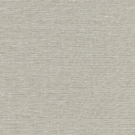2984-8004 Warner XI Naturals & Grasscloths, Aspero Light Grey Faux Grasscloth Wallpaper Light Grey - Warner
