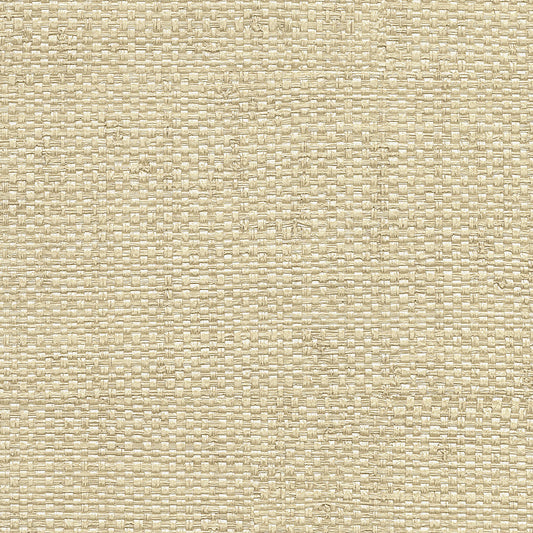 2984-8046 Warner XI Naturals & Grasscloths, Caviar Taupe Basketweave Wallpaper Taupe - Warner