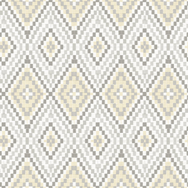 Purchase 3118-12711 Birch and Sparrow, Ganado Geometric Ikat by Chesapeake Wallpaper